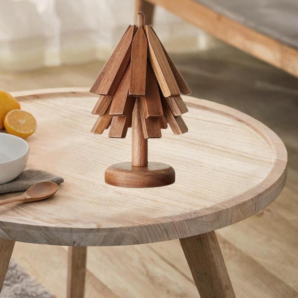 Eco-Friendly Wooden Table Coasters Set for Pots And Utensils
