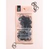 Daiso Mini Tpu Bands 200pcs Black