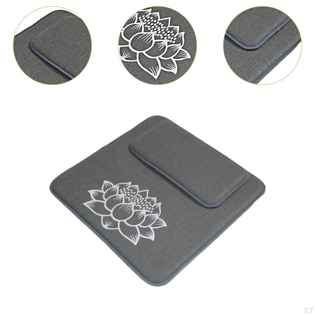 Meditation Cushion Seat Chatting Pad with Floor Pillow Set for Game Nights