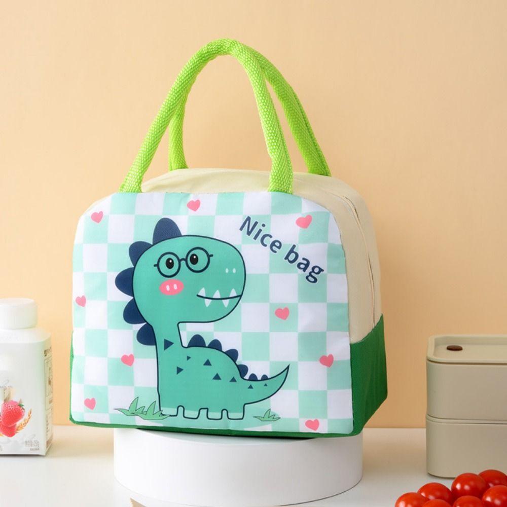 Cartoon Thermal Meal Tote Bag Thickened Portable Lunch Box Practical Food Storage Bag  School