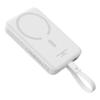 Мини-пауэрбанк MagSafe 10000 мАч 30 Вт с кабелем USB-C 0,3 м Белый