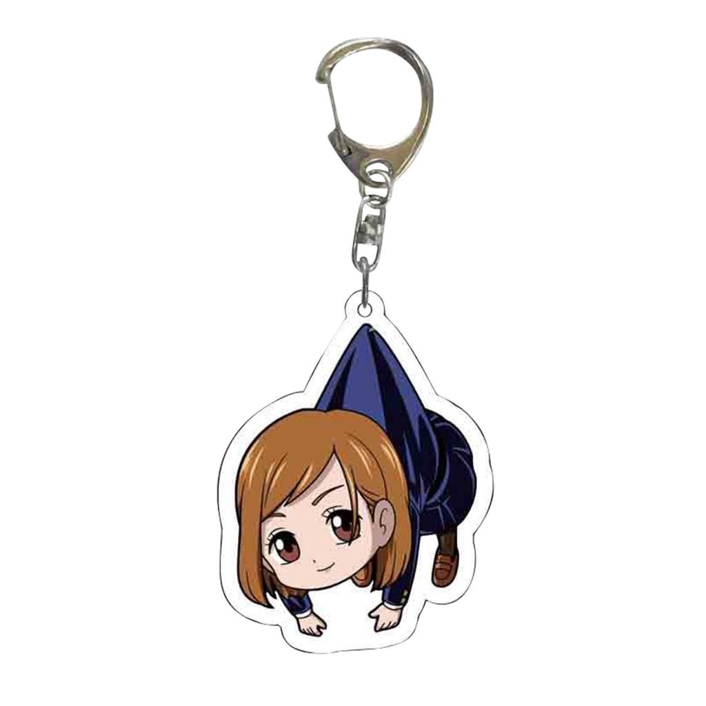 Анимационный периферийный брелок в стиле аниме Fan Q, двухсторонний прозрачный акриловый кулон