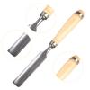 Палочка для удаления ленты с ручки клюшки для гольфа с деревянной ручкой, из нержавеющей стали, для удаления ленты с грифа клюшки для гольфа, для снятия ленты с графитового/стального шафта