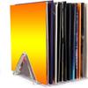 Clear Acrylic Vinyl Record Rack Elegant Acrylic Record Holder Elegant Display Rack for Vinyl Albums In Any Room