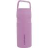 STANLEY Aerolight Vacuum Bottle Lilac Cold Insulated Lightweight Durable Water Bottle Outdoor Dishwasher Safe Warranty Japanese 0.47L (Genuine