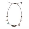 Safari Sula Explore Sporty Spiral Flower Necklace In Brown