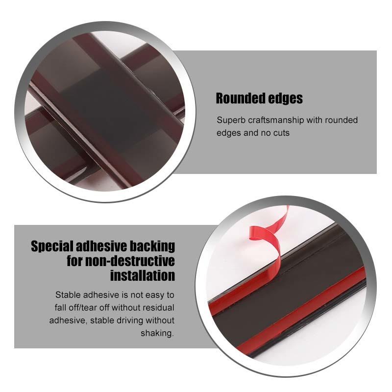 Автомобильные задние противотуманные фары декоративные крышки ABS украшения для Ford Mustang 2024 Up внешние аксессуары, матовый черный