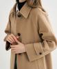 Drawfit Women Soft Cashmere Single Balmacaan Coat [Butter]