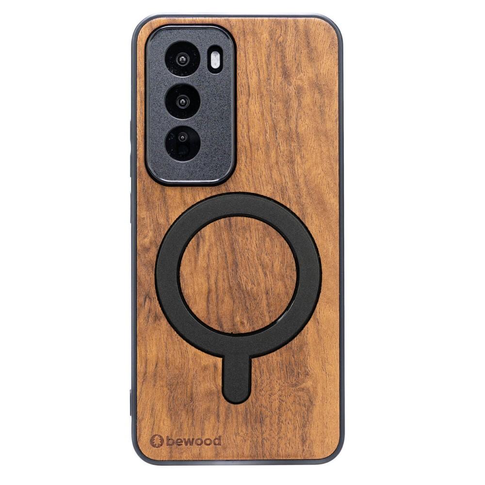 Bewood Wooden Case for Oppo Reno 12 5G imbuia with MagSafe