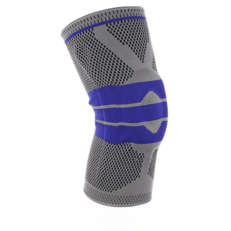 Спортивные наколенники, новые силиконовые пружинные вязаные наколенники, беговой баскетбол, производитель альпинизма оптом, спортивное защитное оборудование