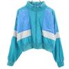 Adidas 80-х винтажная нейлоновая куртка XXL Зеленая система Большой размер Женская Б/у