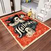 Halloween Skull and Ghost Carpet suitable as a non-slip mat for the living room or bedroom sofa