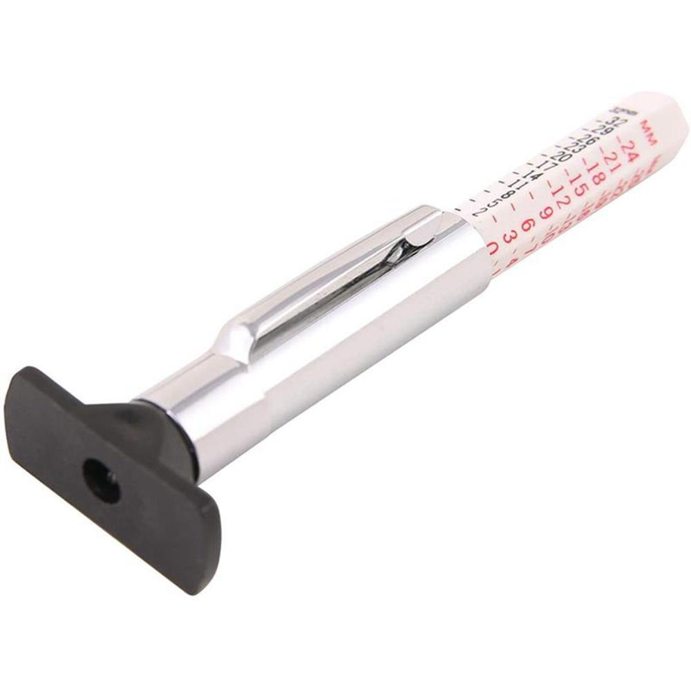 25mm Color Coded Mark Two-Sided Accurate Tire Ruler Tyre Tread Depth Gauge Measuring Pen