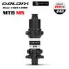Goldix M370 24-отверстия Втулка для МТБ Дисковый тормоз Втулка для МТБ Трещотка Герметичный подшипник Шумная K7 Cube Straight Pull Горный велосипед Трещотка 36T