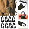 Alloy Backpack Accessories Spring Quickdraws Clip Hooks Keychain Belt Buckles Triangle Carabiner