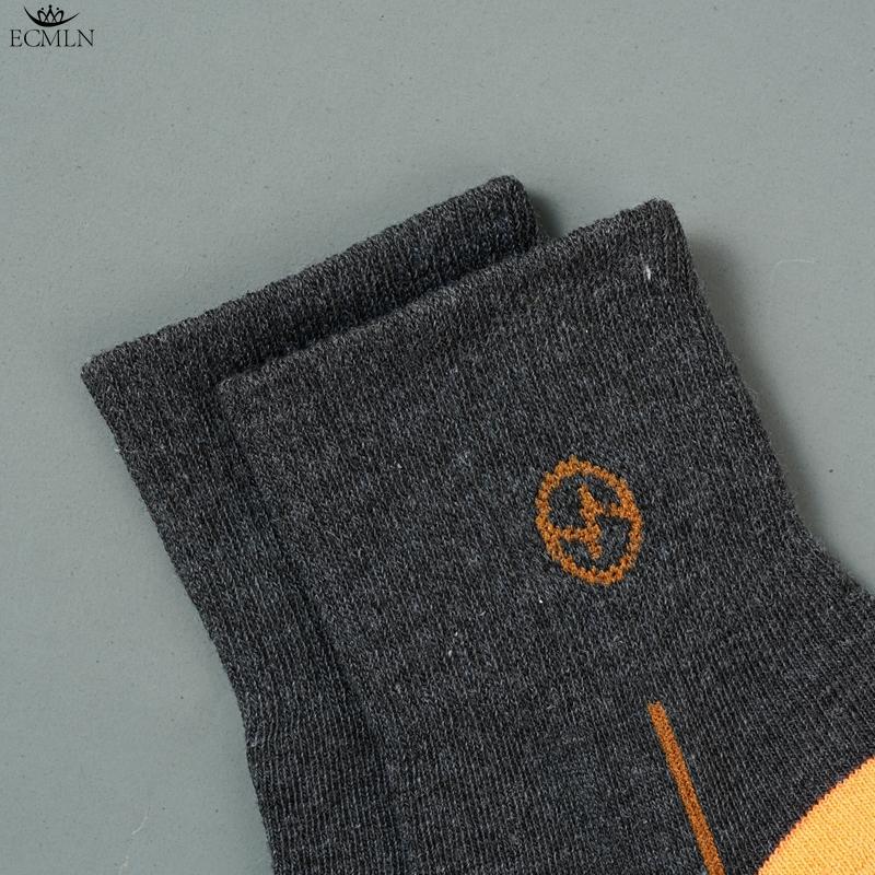 5 пар высококачественных модных мужских носков, деловые повседневные мужские носки