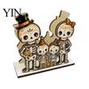 Decorative Napkin Organizer for Party Halloween Wooden Holder Dining Table, Paper Towel Holder, Stable Dispenser Freestanding Tissue Table Home