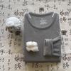 Men's Cashmere Protein Fleece-Lined Warm Underwear Set for Autumn
