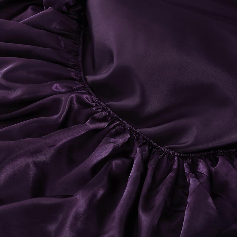 Новая атласная простыня в европейском стиле, наматрасник из искусственного шелка, эластичная лента, простыня King 140x200 160x200, без наволочки, постельные принадлежности