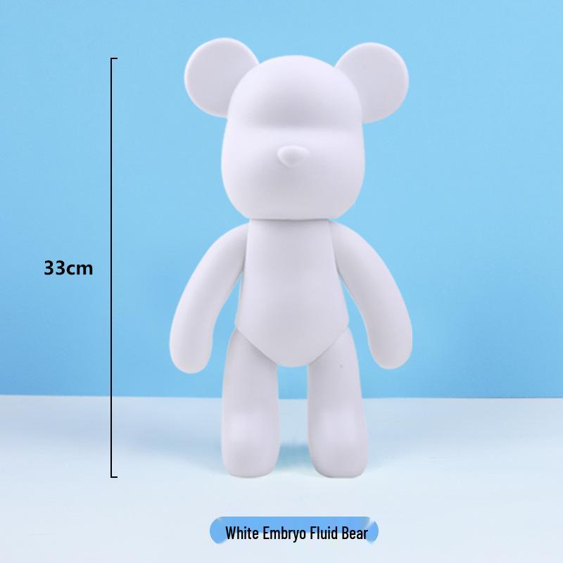 Сделай сам Виниловая кукла Жестокий медведь Брелок Набор пигментов