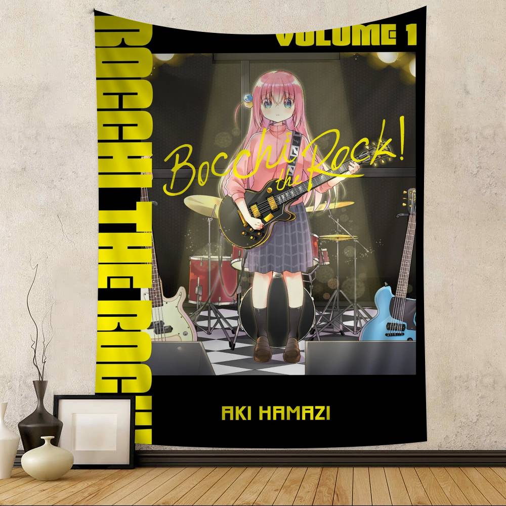 Аниме Певица BBocchi The Rock Мультяшная Гобеленовая Настенная Декорация Домашний Декор