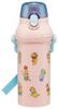 Skater Children's Water Bottle, 480ml, Direct Drinking, Plastic, One-Touch Operation, Dishwasher Safe, Made In Japan, Disney Winnie the Pooh Costume,