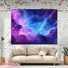 2D plane, 1 piece of cosmic star background fabric, made of polyester, suitable for home, garden, and studio.