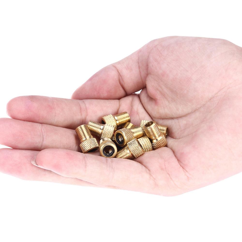 Tire Transfer Gas Nozzle Road Bike Presta To Schrader Pump Convert Bicycle Punp Tube Valve Adapter