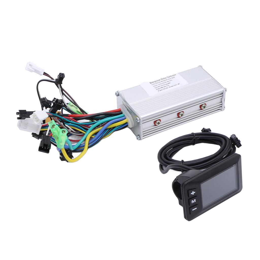 36V 48V 60V 500W 28A Sine Wave 3 Mode 5530 Brushless Controller G51 LCD Display Control Panel for