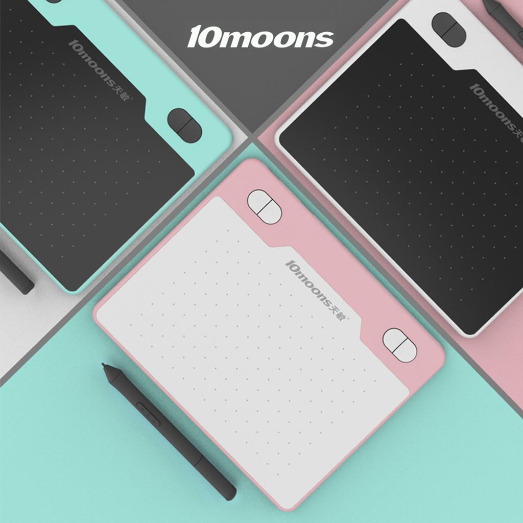 10moons T503 Digital Art Graphics Drawing Tablet 6 X3.9 Inches Ultralight Art Creation Sketch with