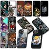 Чехол для телефона Attack on Titan Эрен Йегер Леви для Xiaomi Redmi Note 13 14 ProPlus Pro Plus 14C A4 13C Pro+ Note14 Защитный чехол