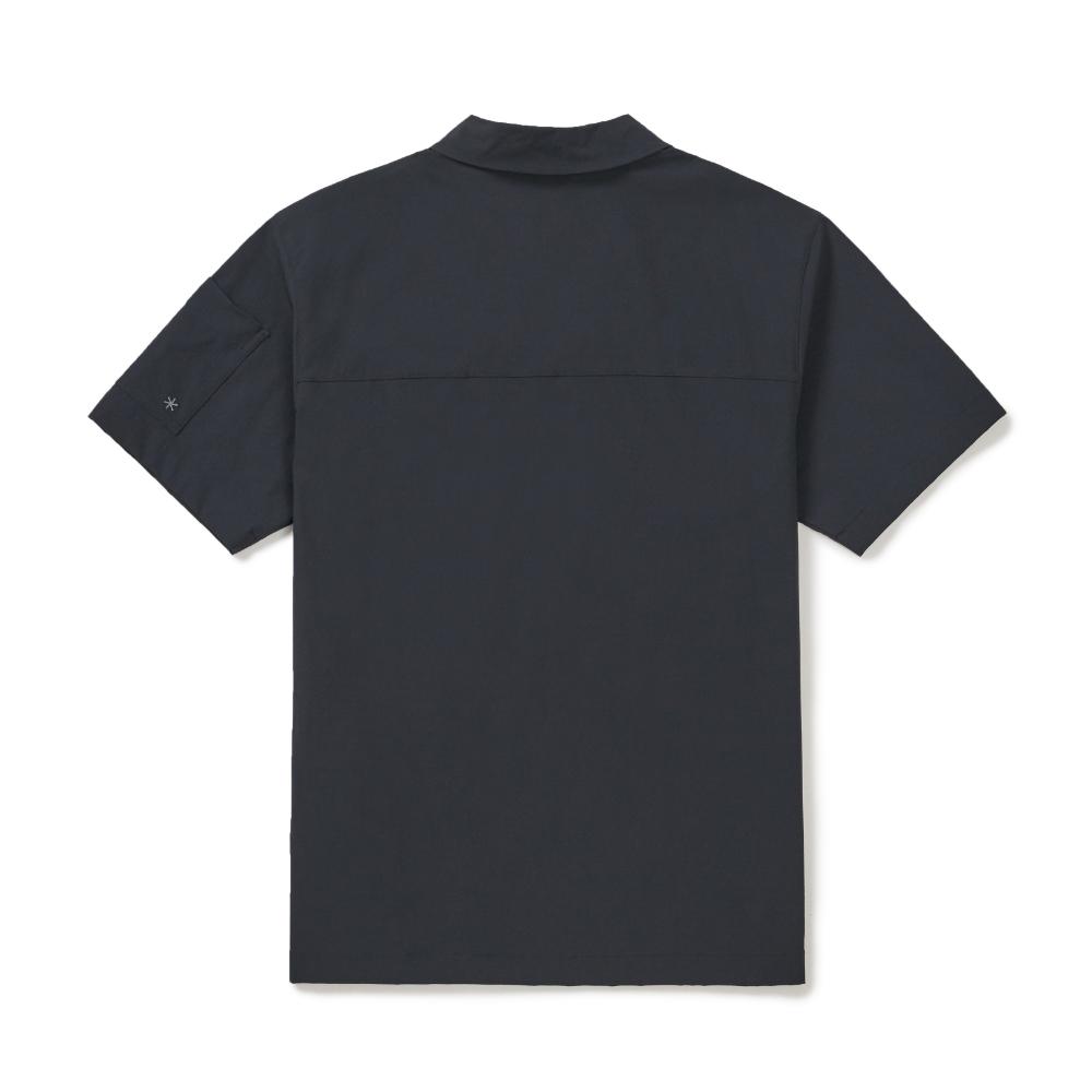 [Snowpeak] Lightweight Cordura Polo Short-sleeve T-shirt Dark Navy (S26MMPPS04)
