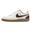 Nike Court Vision Low Sail Burgundy Crush Мужские кроссовки Кремовый Светло-Хаки Gum-Темно-Коричневый HV2530-101