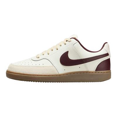 Court Vision Low Sail Burgundy Crush Мужские кроссовки Кремовый Светло-Хаки Gum-Темно-Коричневый HV2530-101