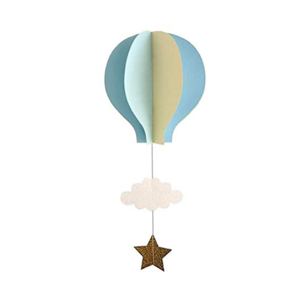 4 шт. Украшение в виде воздушного шара Облака Бумажный кулон Зеленые шары 3D Шарм Украшение