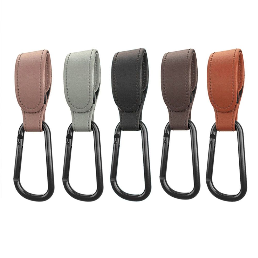 Accessories PU Leather Stroller Hooks Clips Cart Organizer Baby Bag Stroller Hook Pram Hook
