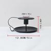 European Style Handheld Metal Candlestick Anti-slip Tabletop Candles Stand  Aromatherapy