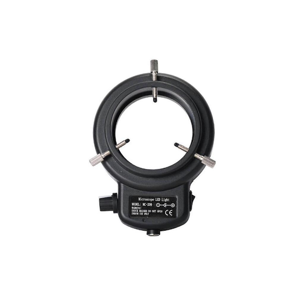 Microscope Light- Ring Light Adjustable 144 Lamp Beads LED Light Source Industrial Microscope Ring Illuminator -EU Plug