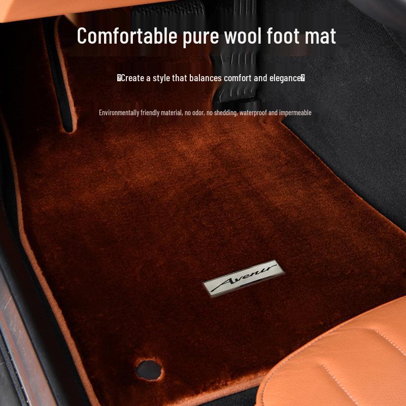 Luxury Pure Wool Floor Mats for 2023 BMW 7 Series G70/i7 (735li/740li/730li)