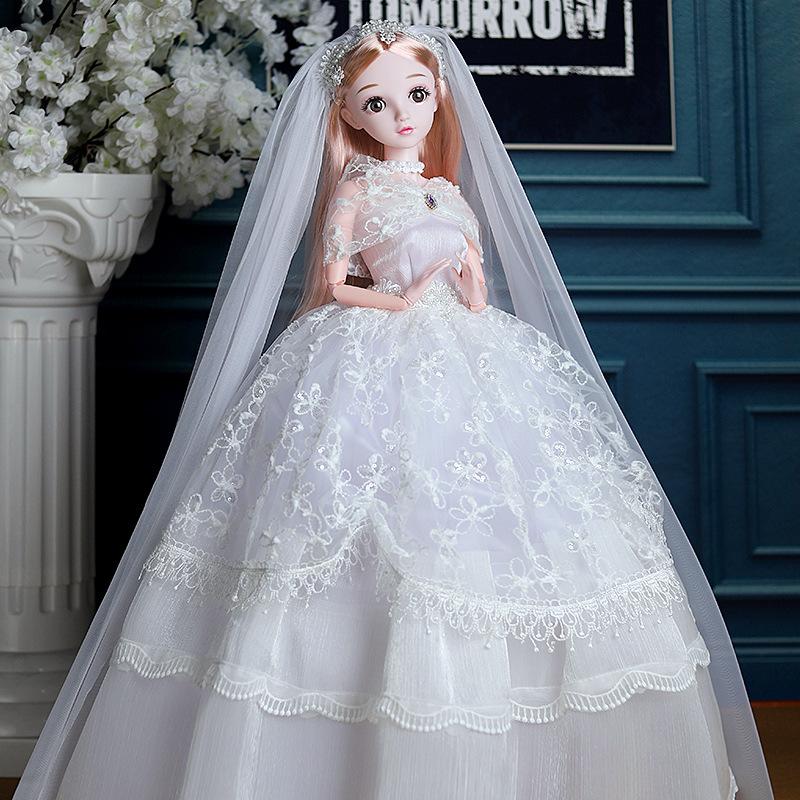 Большая кукла для переодевания 80 см, принцесса, игра в домик, игрушка для девочки, праздничный подарок на день рождения, подарочный набор, подарочная коробка