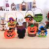 Kids Halloween Decoration With Handle Tote Bag Non-woven Bag Gift Pouch Halloween Candy Bag
