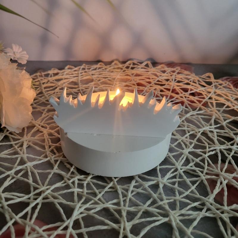 Fence Candle Holder Lawn Silicones Molds for Making Tealight Holder