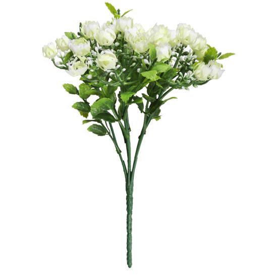 1 букет искусственных цветов, реалистичные, не увядающие, устойчивые к ультрафиолетовому излучению, красивые стильные цветы с визуальной имитацией для сада