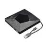 Blu Ray External 3d Drive Reader, Ultra Slim Usb 3.0 And Type-c Blu Ray Optical Cd Dvd Drive for Mac Os, Windows Xp/7/8/10, Laptop Pc (black)
