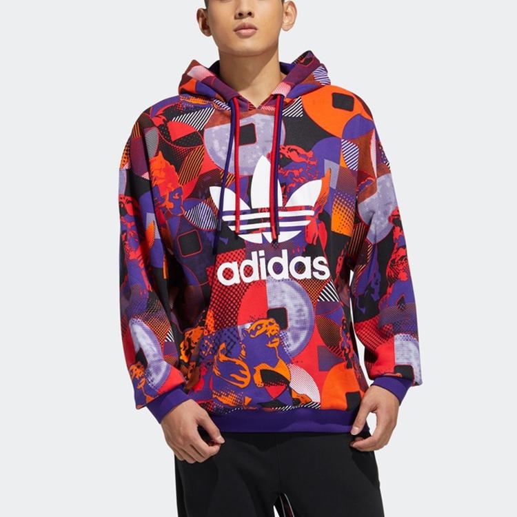 Adidas Originals Cny Series Hoodie With Trefoil Logo Men Hoodies College-Purple GN5448