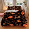 3pcs Floral Pattern Bedding Cover Set, Fashion Classic Popular Print Bedding Set, Soft Comfortable, All - Season Use, For Bedroom, Guest Room093
