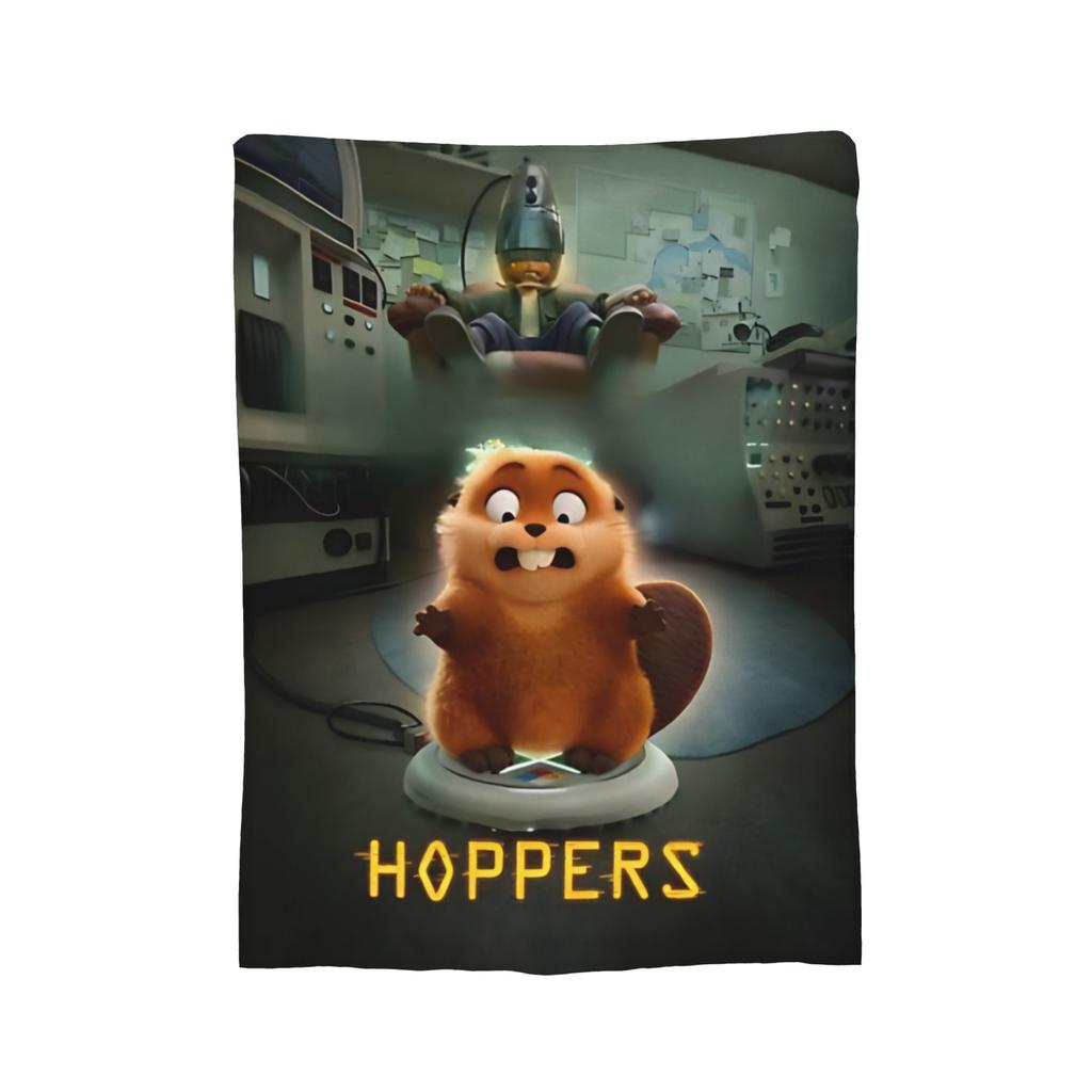 Cartoon Movie Hoppers blanket Cover Flannel Soft Throw blanket for Car Sofa Couch Bedroom Quilt