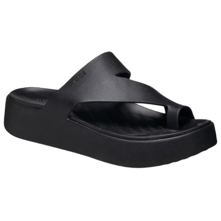 Crocs Шлепанцы EVA с открытым носком, нескользящие, женская обувь, черные 210834-001