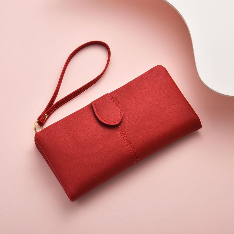 IELGY Korean Style Long Large Capacity Zipper Wallet Women