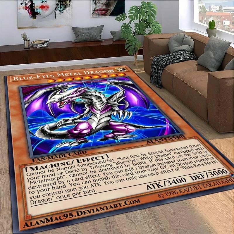 27 Стилей Ковер с Картой Yu-Gi-Oh для Гостиной Домашний Декор Спальня Прикроватный Противоскользящий Коврик Коврик для Пола Дверной Коврик Машинная Стирка